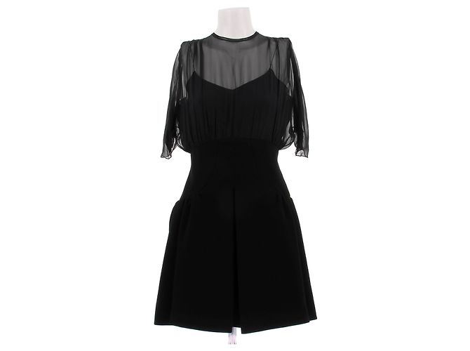 Robe en laine noire Miu Miu Taille 40