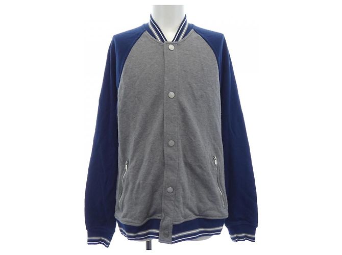 Hermès Hermes Baumwollblouson Blau Marineblau