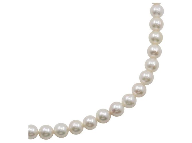 Autre Marque Collana in argento e perle