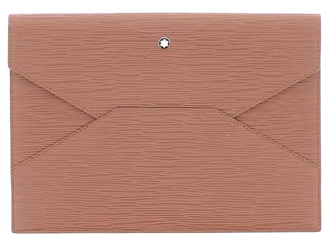 Montblanc Clutch Tasche braunes Leder