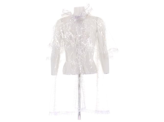 Chanel Imperméable transparent White