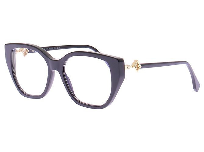 Fendi Lunettes "FF Diamonds" oeil-de-chat Black