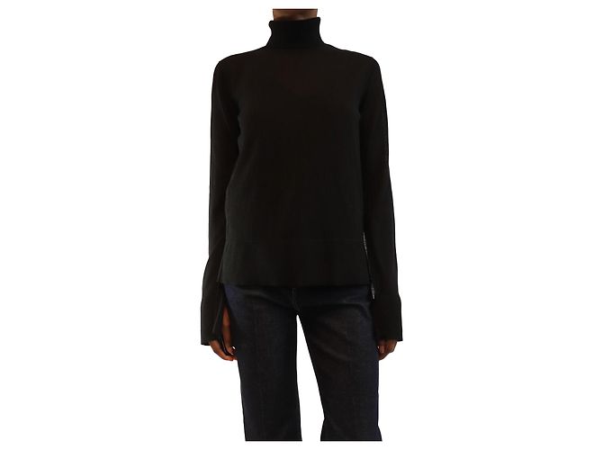 Totême Schwarzer Rollkragenstrickpullover - Größe XS 