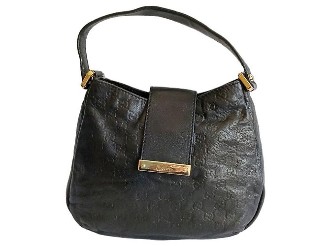 Borsa Gucci Guccisima in pelle nera Nero