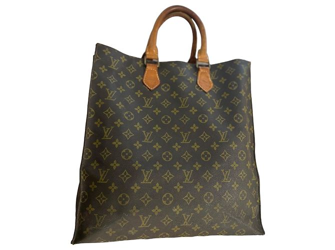 Louis Vuitton Sac Cabas Monogram Marron Monogramme