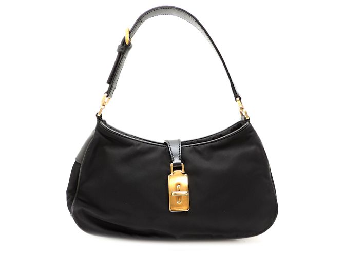 Borsa a tracolla in Tessuto da donna Prada Nero