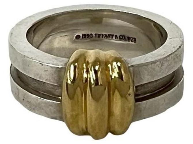 Tiffany & Co Tiffany con scanalature e anello Argento D'oro