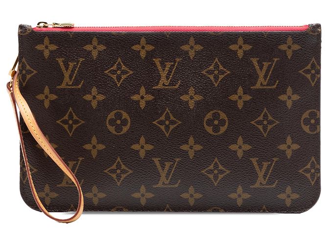 Louis Vuitton Brown Monogram Neverfull MM Pouch