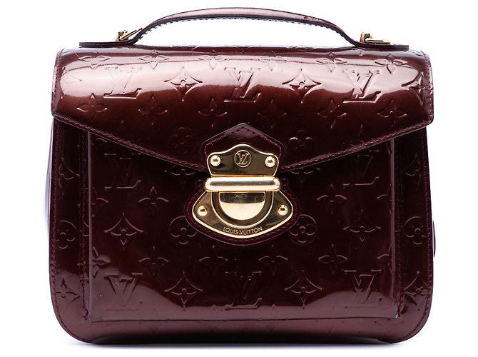 Louis Vuitton Red Monogram Vernis Mirada Rouge Bordeaux