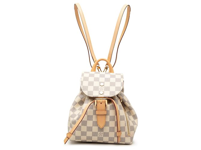 Louis Vuitton Sperone BB em Damier Azur branco