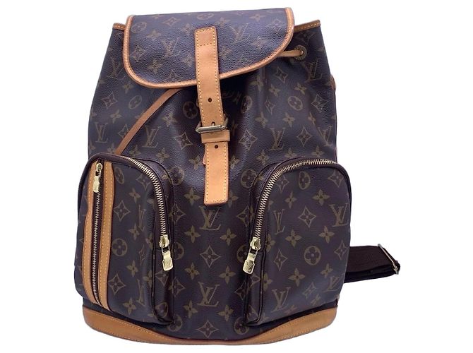 Louis Vuitton Bosphore Monogram Backpack Brown