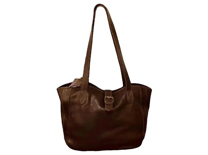 Autre Marque Mala tote Fat Face em couro marrom