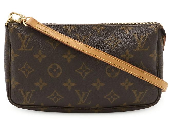 Bolsa Pochette Accessoires Monogram Louis Vuitton Marrom