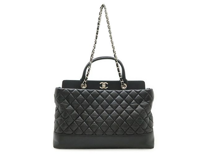 Borsa Tote Chanel Matelasse Coco Mark Nero