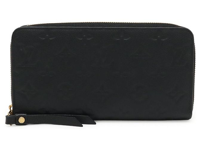Portefeuille Zippy Louis Vuitton Monogram Empreinte Noir
