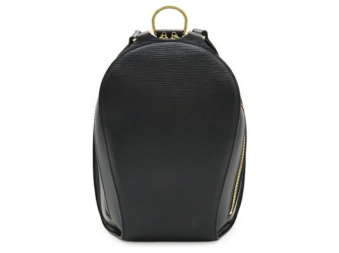 Mochila Louis Vuitton em couro Epi Mabillon Preto