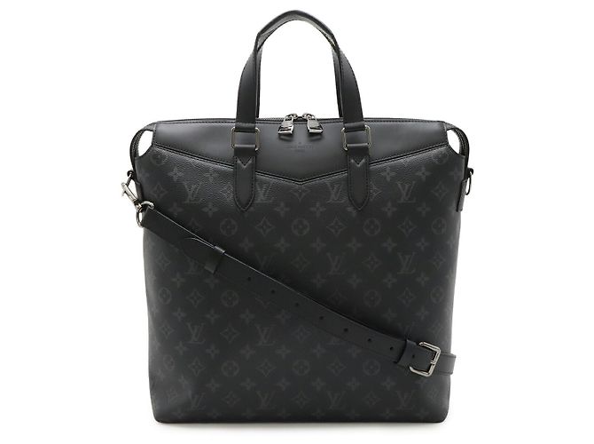 Tote Explorer Briefcase Louis Vuitton Monogram Eclipse Noir
