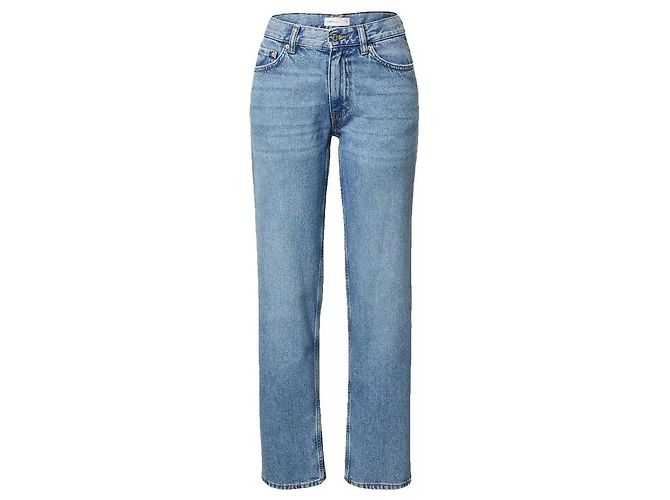 Autre Marque Perfect Jeans Vaqueros Rectos Tiro Bajo Azul Medio