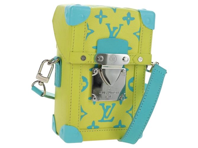 LOUIS VUITTON Monogram Playground Vertical Trunk Bag Amarillo M82007 Auth 182888SM