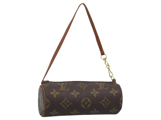 LOUIS VUITTON Monogram Papillon Pouch LV Auth 184339