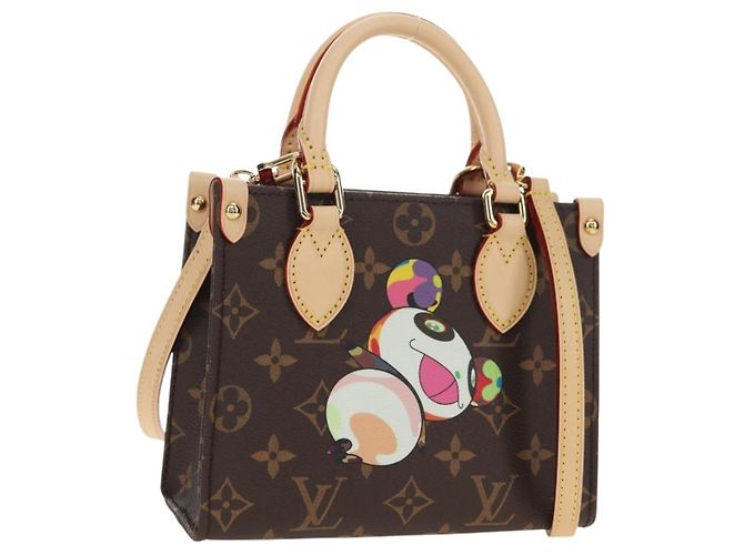 LOUIS VUITTON Bolsa Monogram Panda On The Go Trunk BB M13668 Auth 181957SAM Monograma