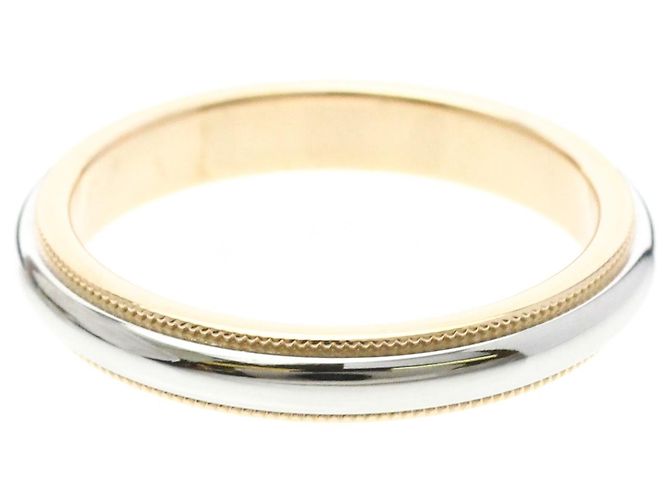 Tiffany & Co Tiffany Milgrain Ring Silber Golden