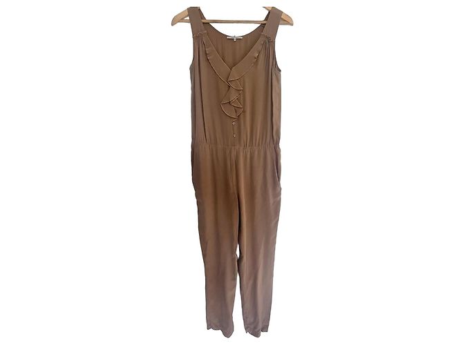 Gerard Darel Mono de seda marrón Castaño