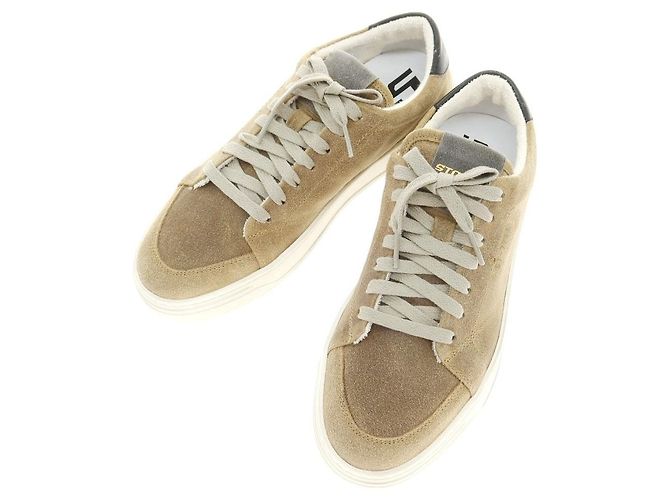 Autre Marque STOKTON Destroy-U Suede Sneaker Beige