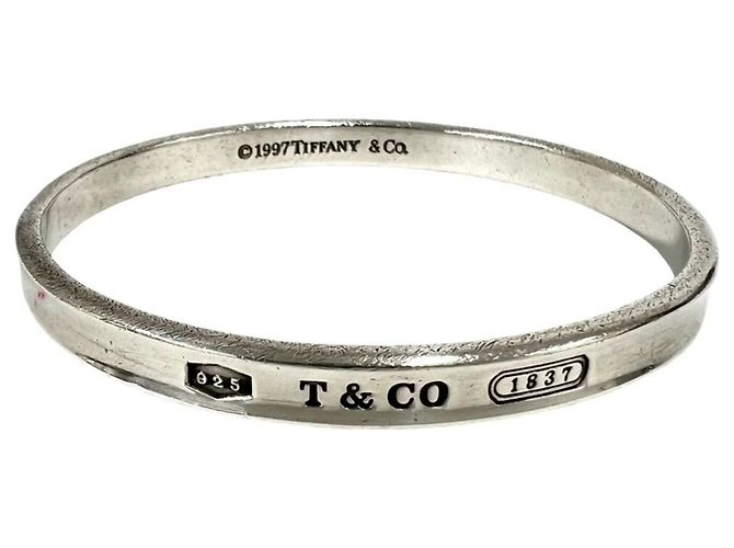 Bracciale rigido stretto Vintage Tiffany & Co. Argento