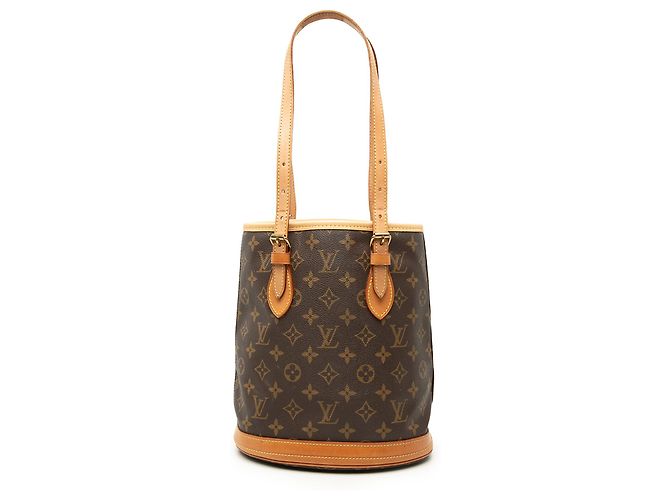 Louis Vuitton Petit Bucket Monogram Marrom