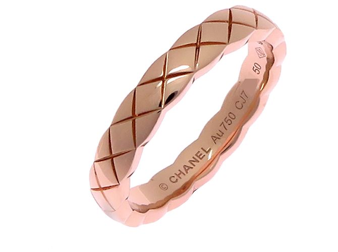 Anillo Chanel Coco Crush para mujer en oro rosa de 18K