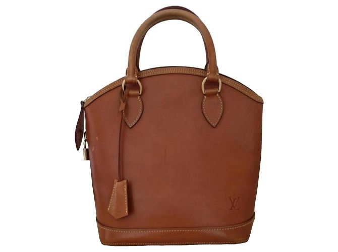 Louis Vuitton Lockit Bolsa em couro Nomad Marrom