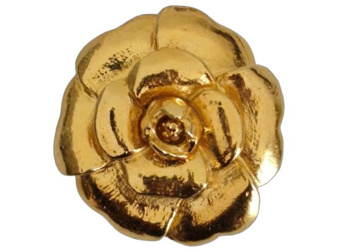 Chanel Camellia Gold-Brosche Golden