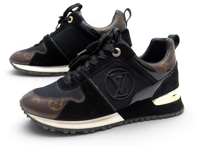 LOUIS VUITTON RUN AWAY SNEAKER 1A3CW3 37 MONOGRAM CANVAS BOX