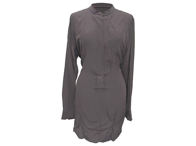 Joseph Mini-Hemdkleid aus schwarzer Seide