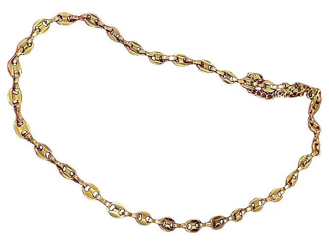 Autre Marque Collar de Cadena Horsebit Dorado