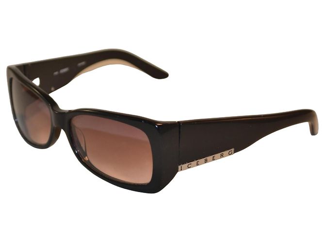 Iceberg IC5420 Black Rectangular Sunglasses