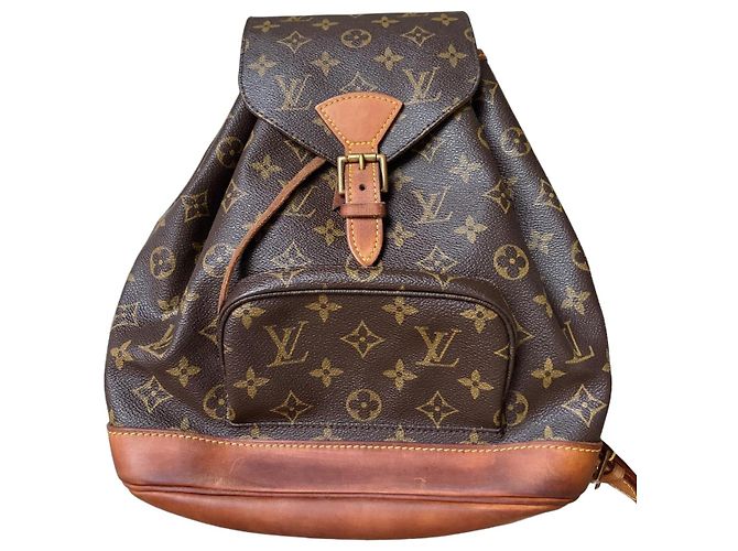 Louis Vuitton Monogram Montsouris GM Backpack Brown