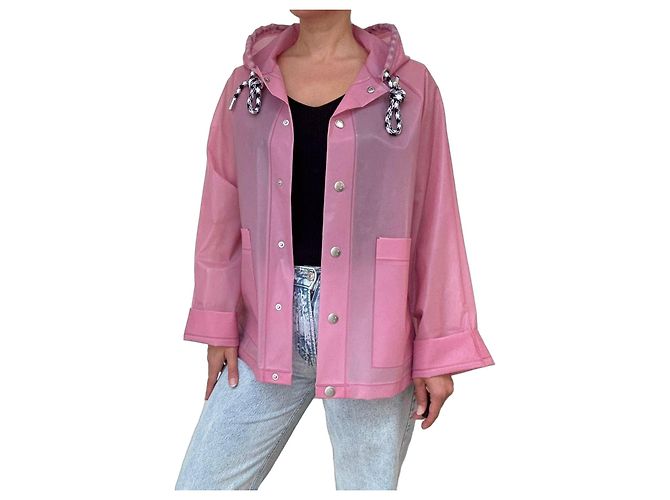 Chaqueta impermeable rosa Proenza Schouler