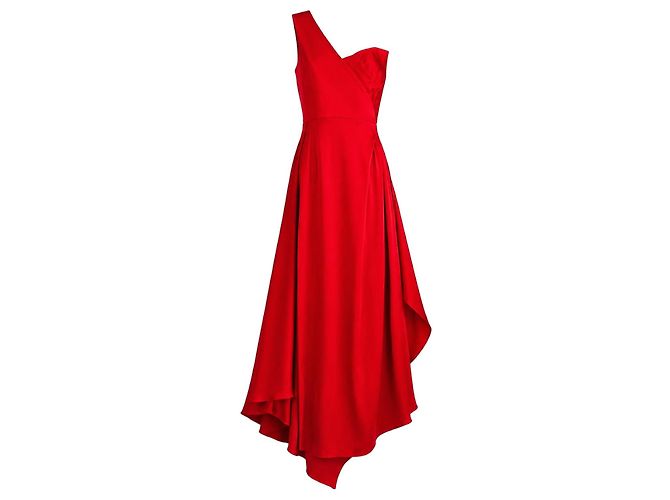 Autre Marque Osman London Rotes Abendkleid Runway SS18