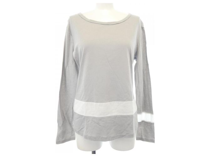 T-shirt Issey Miyake Marrone Bianco