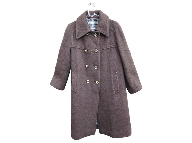 Casaco WEILL de lã e mohair castanho Marrom