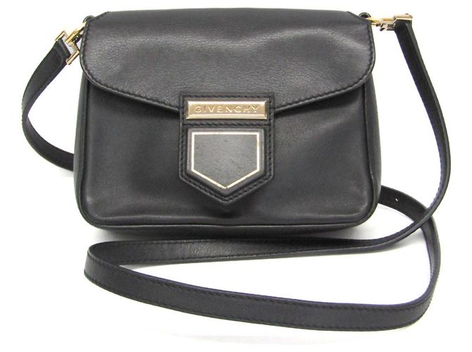 Borsa a tracolla in pelle da donna Givenchy Nobile Nero