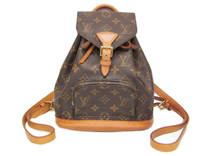 Louis Vuitton Monogram Mini Monsuri Backpack Brown