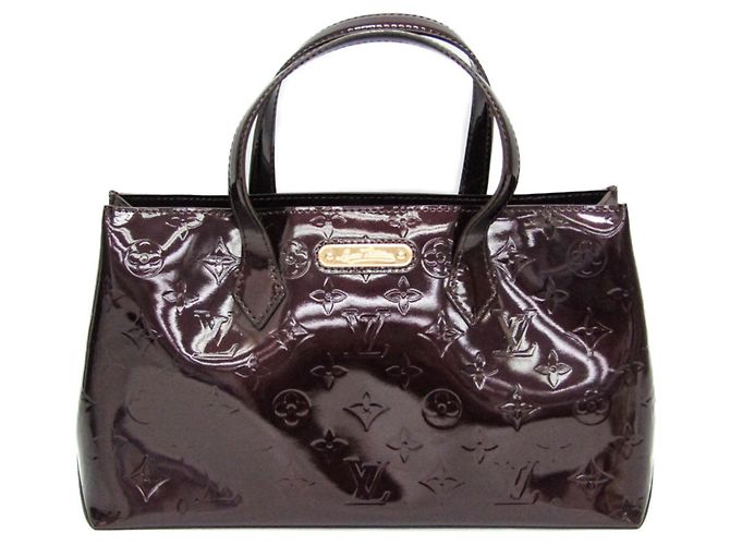 Bolso Louis Vuitton Monogram Vernis Wilshire PM Burdeos