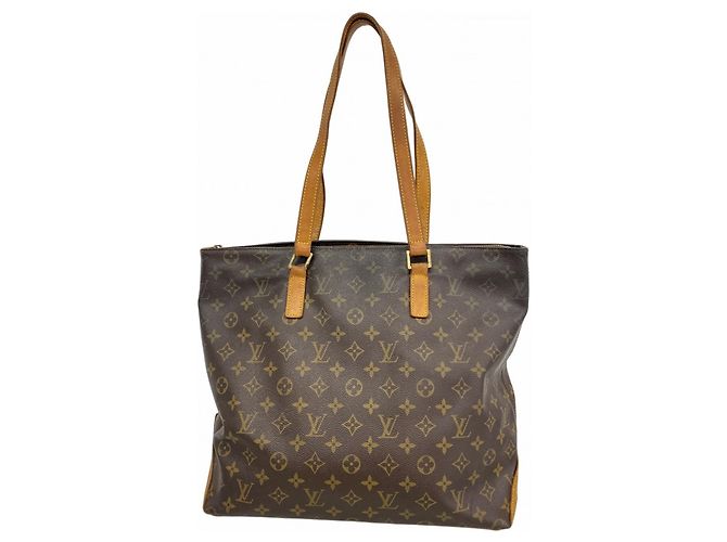 Borsa Tote Cabas Mezzo Monogram Louis Vuitton Marrone