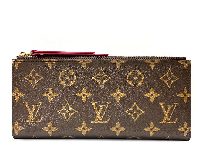 Cartera Adele Monogram Louis Vuitton Castaño Roja 