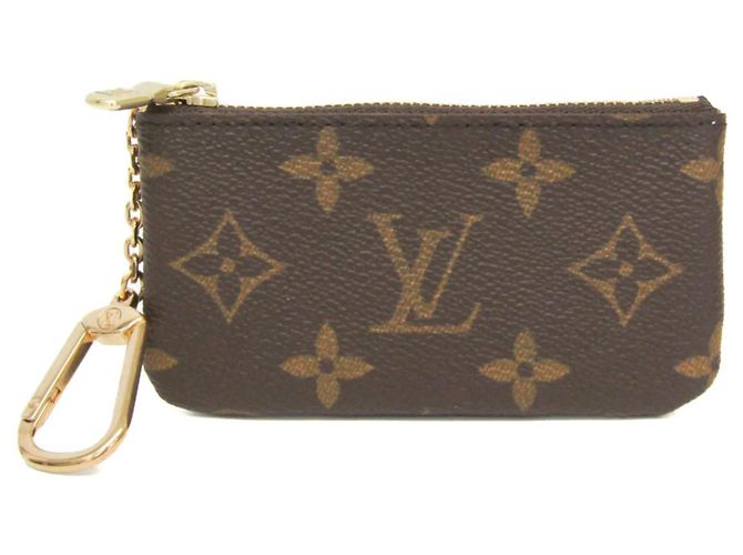 Louis Vuitton Monogram Key Pouch M62650 Brown