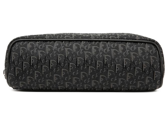 Dior Black Diorissimo Trotter Canvas Pouch