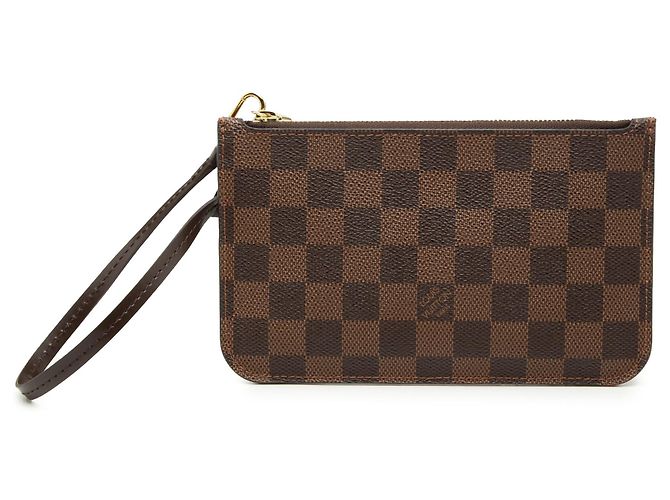 Louis Vuitton Brown Damier Ebene Neverfull PM Pouch